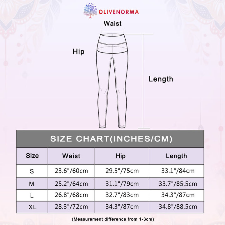 Olivenorma High-Waisted Nature-Inspired Print Yoga Pants - image 5