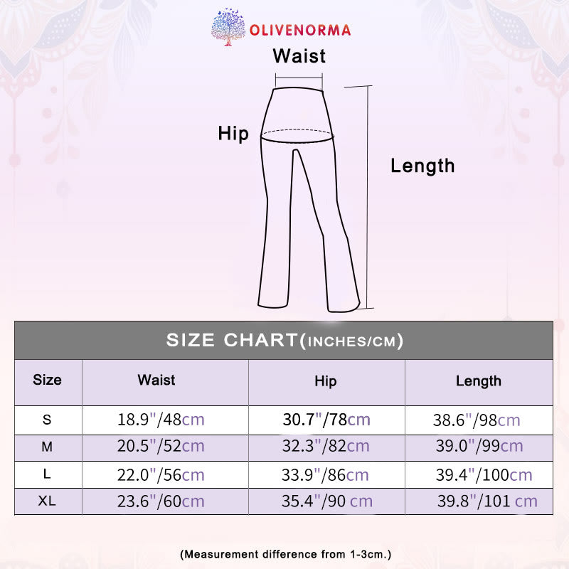 Olivenorma Women’s Printed Flare Yoga Fitness Pants - image 11