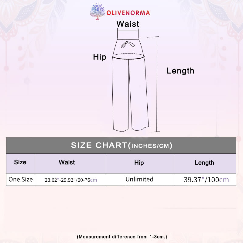 Olivenorma Women's Bohemian Butterfly Wide Leg Pants - image 7