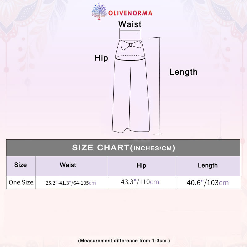 Olivenorma Women's Bohemian Loose Fit Wide Leg Pants - image 10