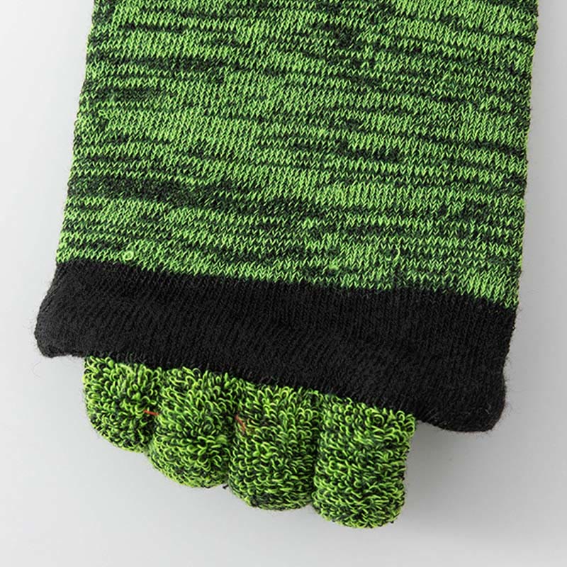 Olivenorma Colorful Five-Toe Breathable Toe Separation Non-Slip Grip Pilates Barre Fitness Socks for Balance & Stability Yoga Socks - image 8