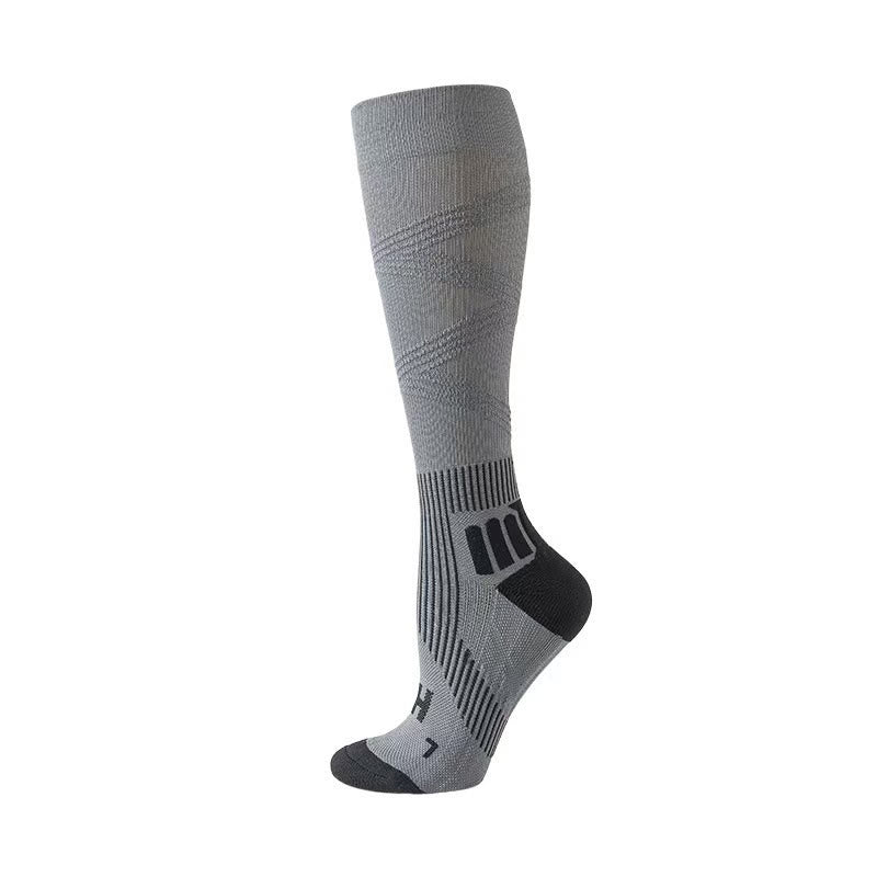 Olivenorma Leg Warmer Style Stretch Knit Pilates Barre Warm-Up Socks for Dance & Fitness Yoga Socks  - Gray - 10 Pairs - image 5