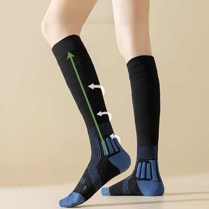 Olivenorma Leg Warmer Style Stretch Knit Pilates Barre Warm-Up Socks for Dance & Fitness Yoga Socks  - Black - 10 Pairs - image 2