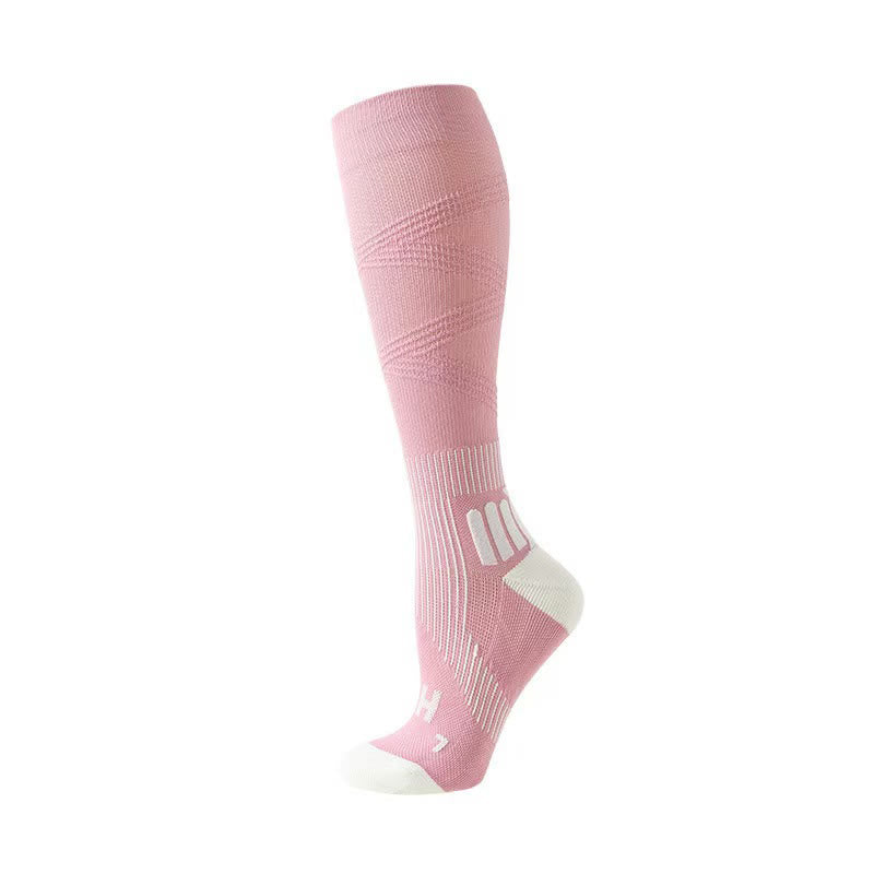 Olivenorma Leg Warmer Style Stretch Knit Pilates Barre Warm-Up Socks for Dance & Fitness Yoga Socks  - Pink - 10 Pairs - image 4