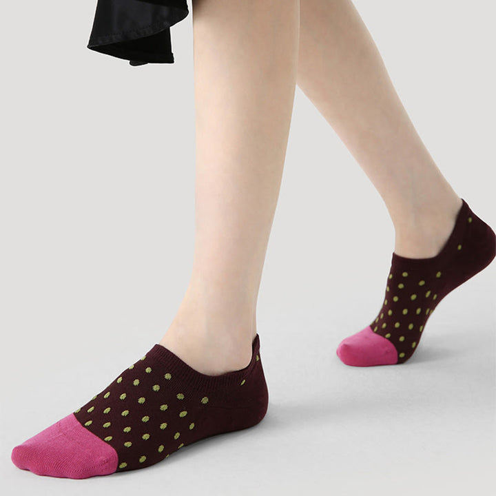 Olivenorma 3 Pairs Lightweight Pilates Breathable Stretch Cotton Grip Fitness Socks for Barre, Yoga & Everyday Comfort Training Yoga Socks - image 8