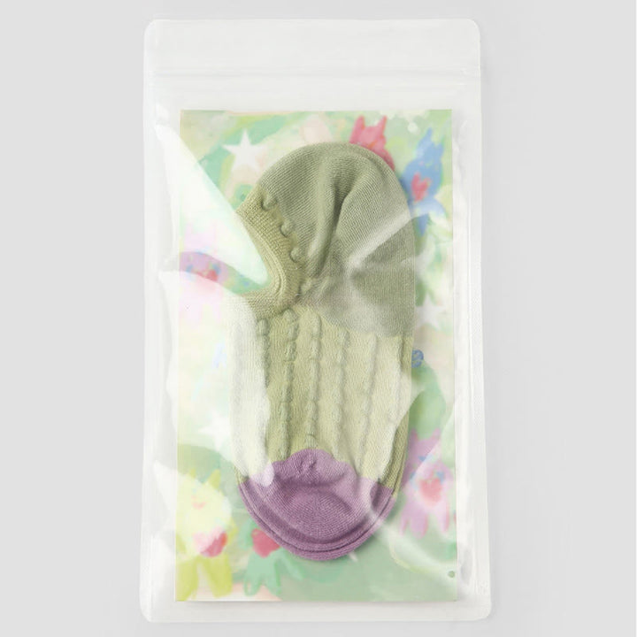 Olivenorma 3 Pairs Lightweight Pilates Breathable Stretch Cotton Grip Fitness Socks for Barre, Yoga & Everyday Comfort Training Yoga Socks - image 12