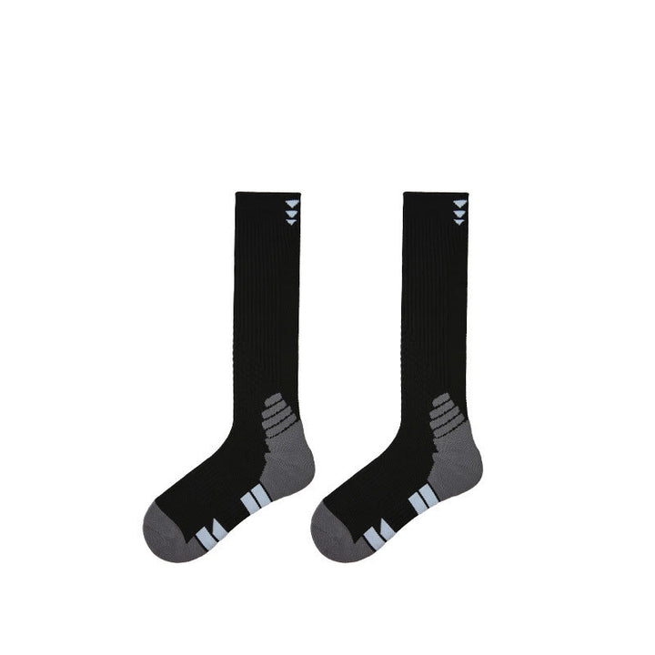 Olivenorma Retro Crew Compression Non-Slip Pilates Barre Everyday Comfort Calf Socks with Breathable Support & Athletic Fit Yoga Socks - Black 2 - 10 Pairs - image 15