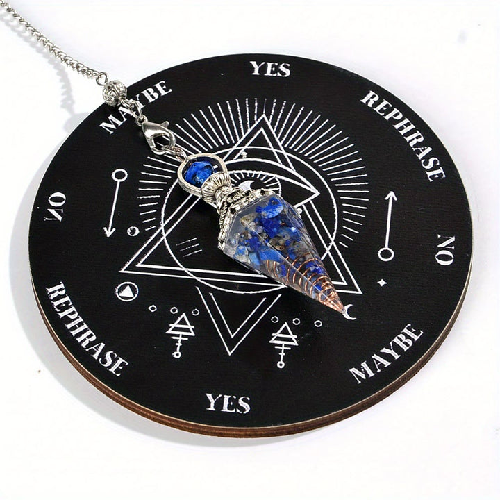 FREE Today: 10 Styles 2pcs Natural Stone Pendulum & Wooden Divination Board Set - image 7