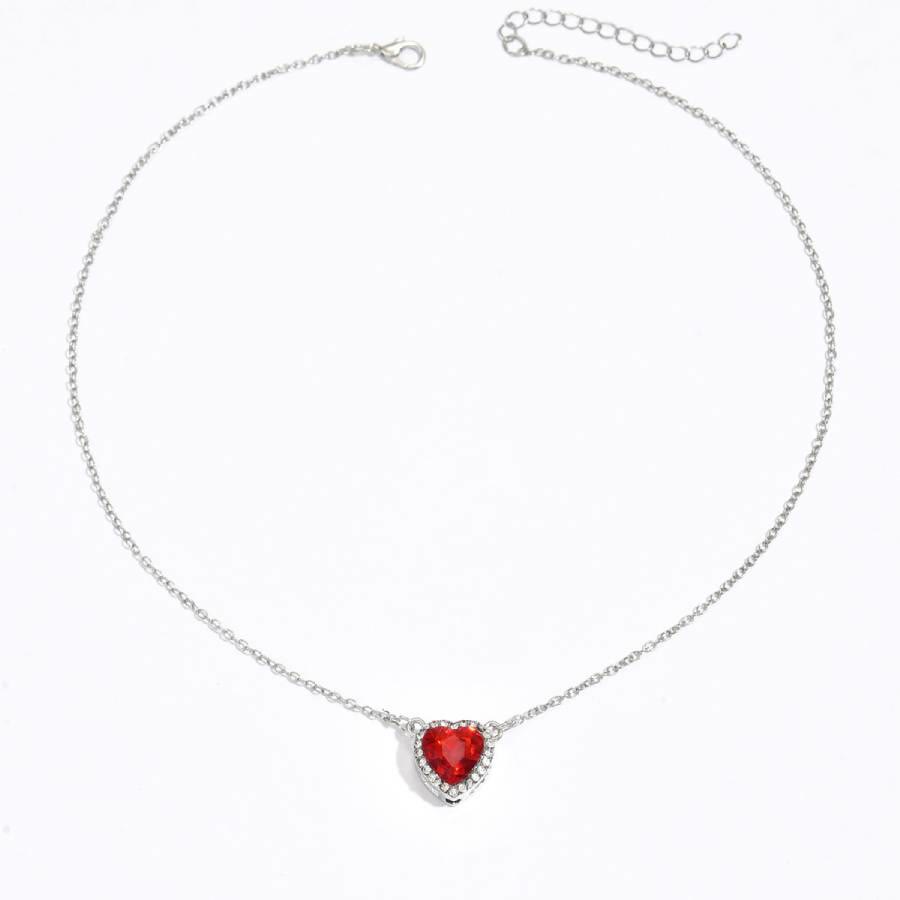 FREE Today: "Fight for your love" Heart Lock Slip Chain Heart Sword Couple Necklace Set - image 4
