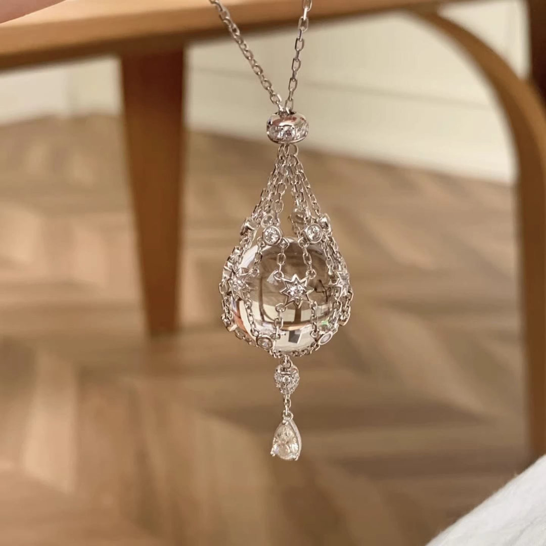 FREE Today: Dream Catcher Elegance Stunning Crystal Necklace Crystal Ball Necklace - image 7
