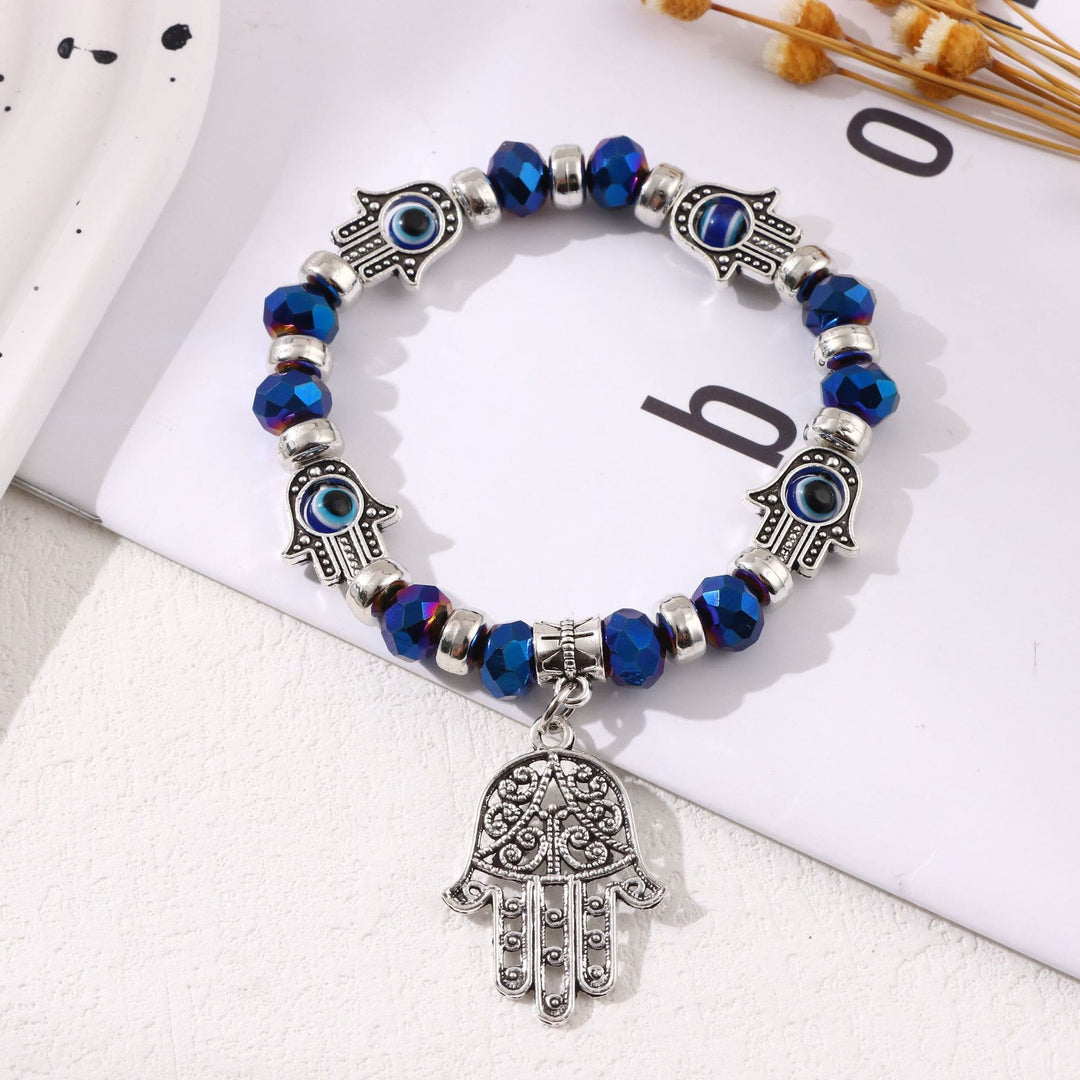 FREE Today: Evil Eye & Hamsa Protection Bracelet - Blue Bead Hamsa - image 3