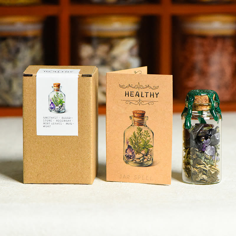 FREE Today: Witch Spellwork Intension Love Spell Jar Beauty Spelljar Success Spell Jar - HEALTHY Spelljar (Amethyst+Blood Stone+Rosemary + Mint Leaves + Mugwort) - image 3