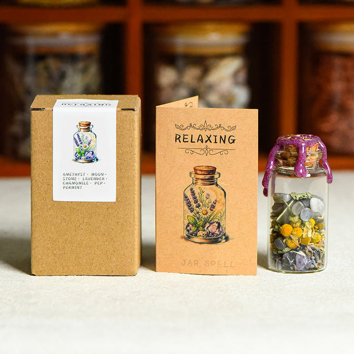FREE Today: Witch Spellwork Intension Love Spell Jar Beauty Spelljar Success Spell Jar - RELAXING Spelljar (Amethyst+Moonstone+Chamomile + Lavender + Mint) - image 6