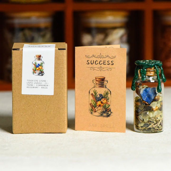 FREE Today: Witch Spellwork Intension Love Spell Jar Beauty Spelljar Success Spell Jar - SUCCESS Spelljar (Tiger Eye+Lapis Lazuli+Citrine+Rosemary + Cinnamon + Basil) - image 5
