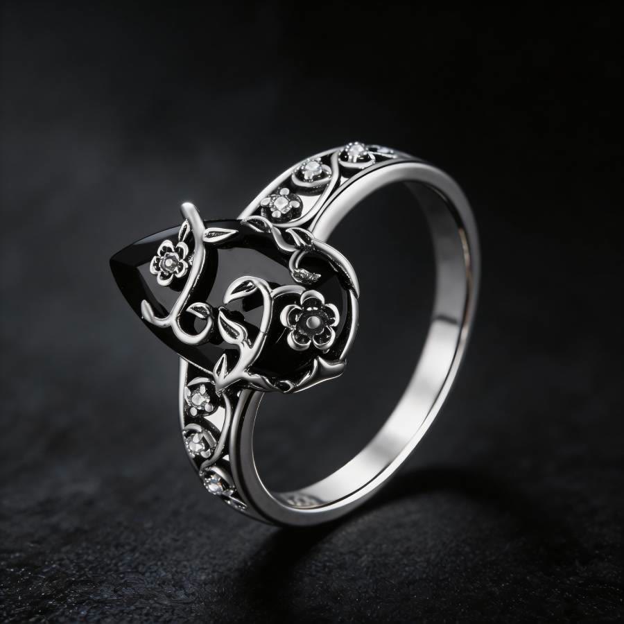 FREE Today: Vintage Flower Rose Powerful Dark Witch Empower Energy Ring - US 11 - image 0