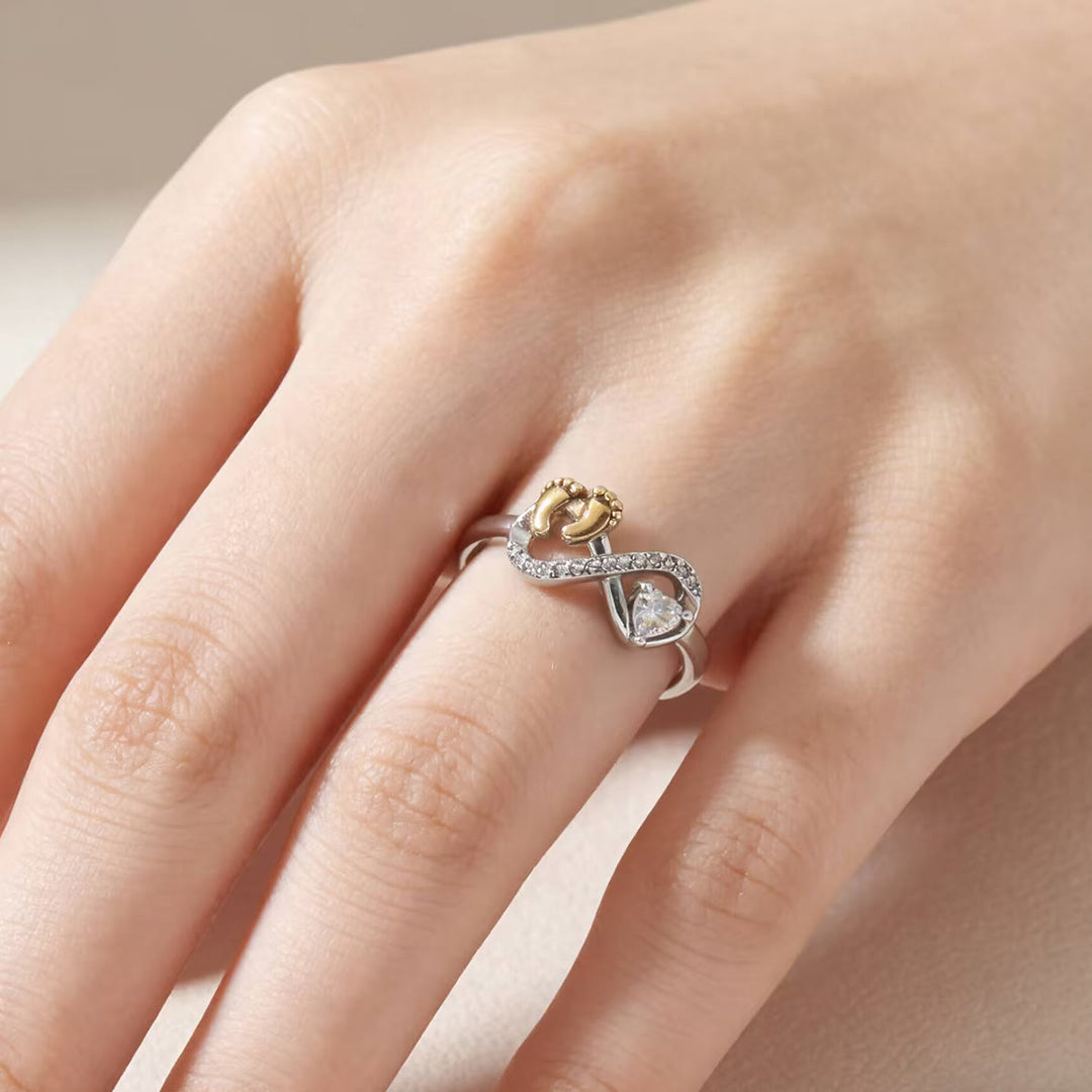 FREE Today: Meaningful Memory Rings for Beloved Angels Baby Ring with Heart Design For Mom Mother's Day Gift - image 9