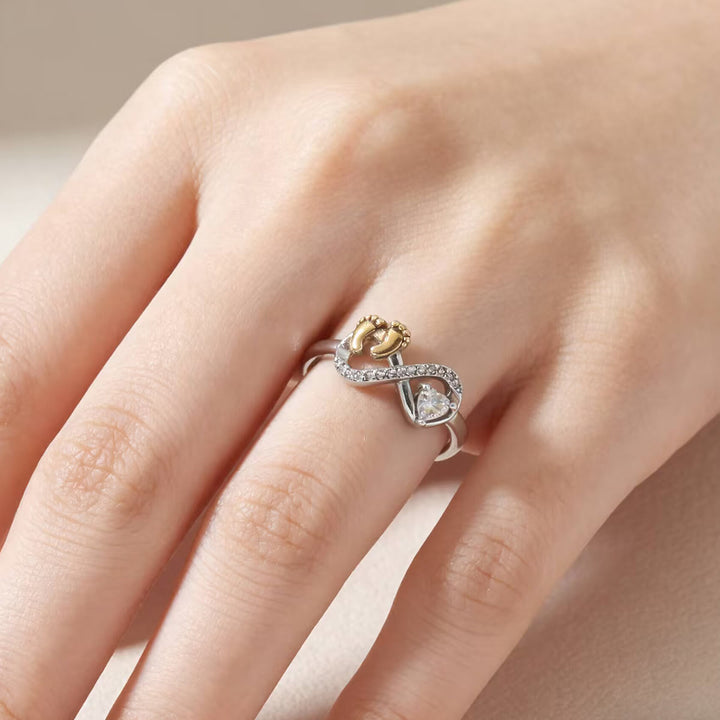 FREE Today: Meaningful Memory Rings for Beloved Angels Baby Ring with Heart Design For Mom Mother's Day Gift - image 9
