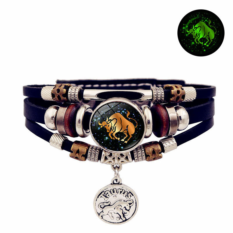 FREE Today: 12 Constellations Glow-in-the-Dark Zodiac Bracelet - Taurus - image 4