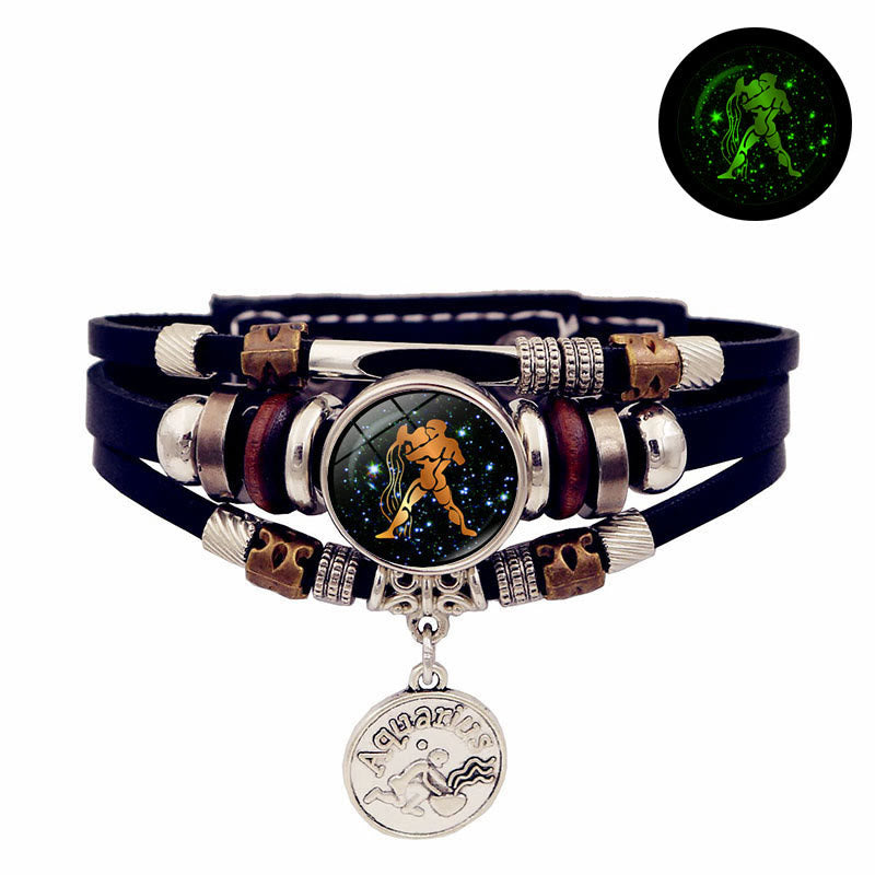 FREE Today: 12 Constellations Glow-in-the-Dark Zodiac Bracelet - Aquarius - image 13