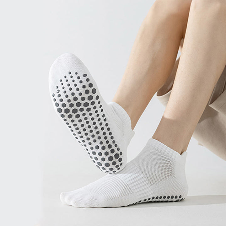 Olivenorma Full-Toe Cotton Comfort Anti-Slip Breathable Everyday Training Men's Yoga Socks - image 6