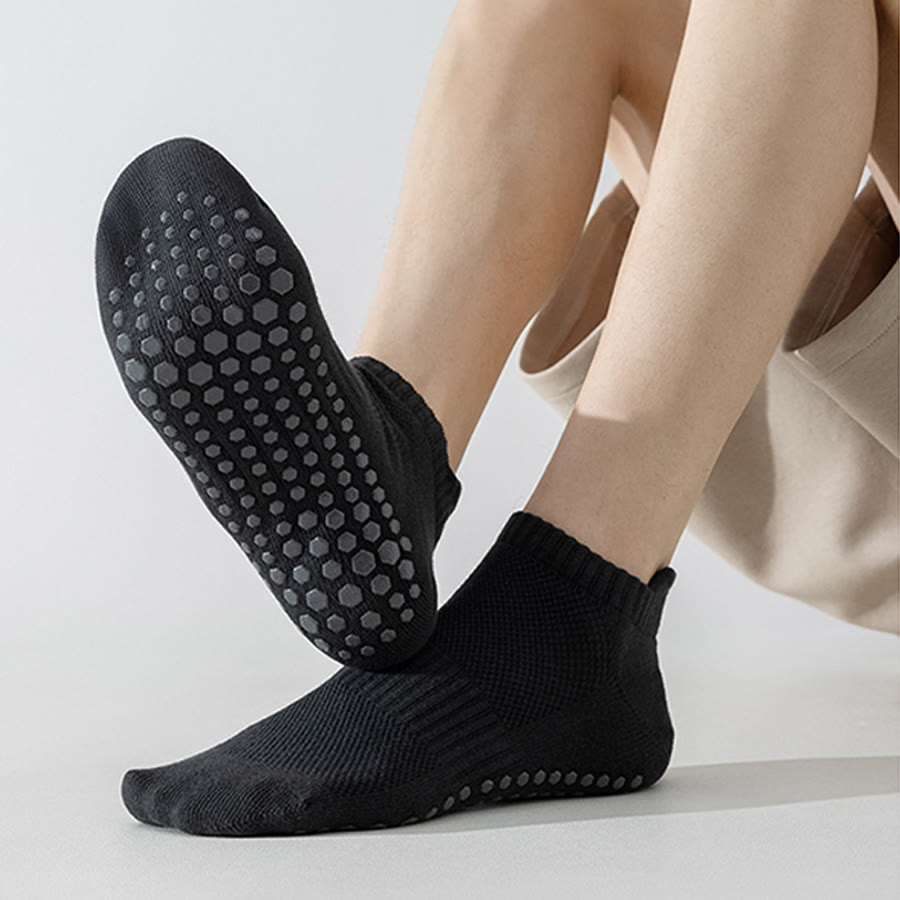 Olivenorma Full-Toe Cotton Comfort Anti-Slip Breathable Everyday Training Men's Yoga Socks - image 9