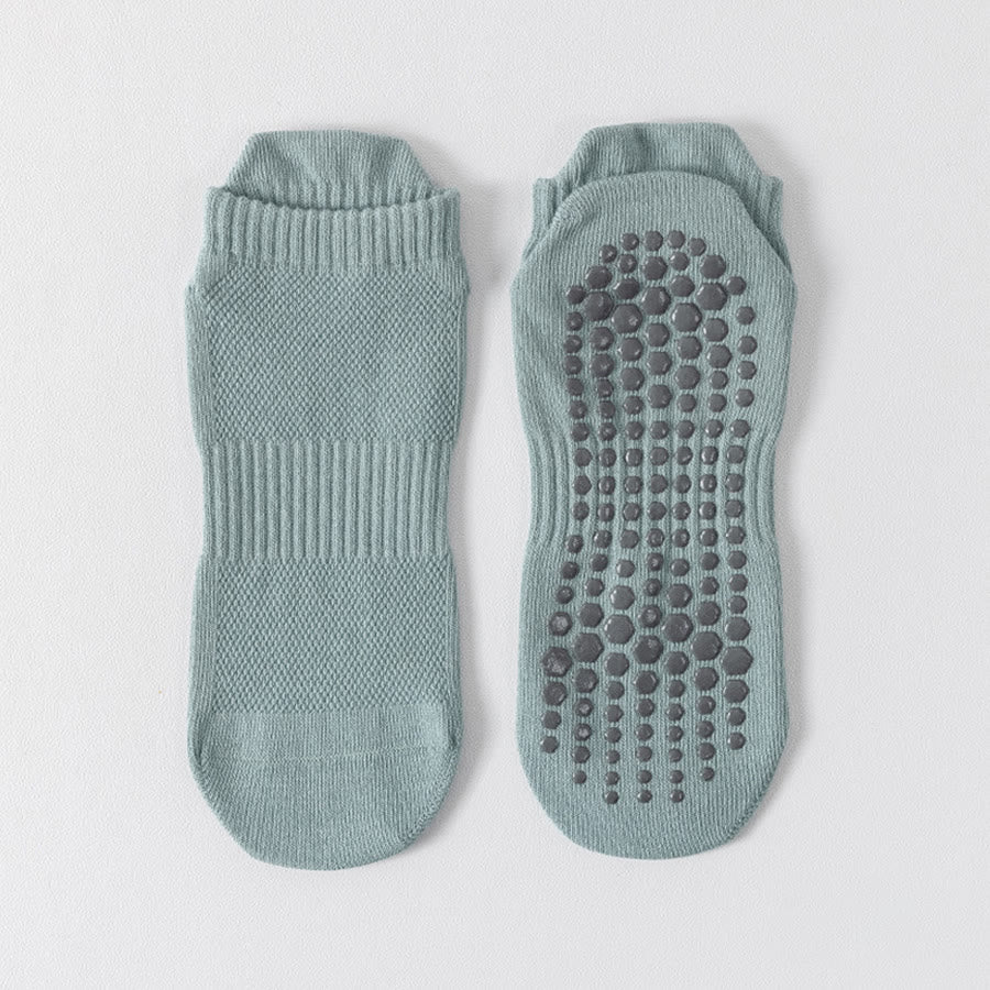 Olivenorma Full-Toe Cotton Comfort Anti-Slip Breathable Everyday Training Men's Yoga Socks - image 2