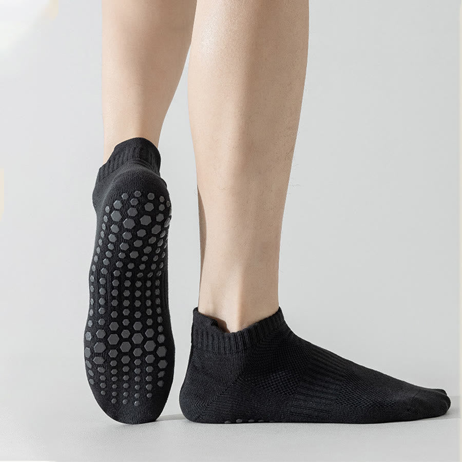 Olivenorma Full-Toe Cotton Comfort Anti-Slip Breathable Everyday Training Men's Yoga Socks - image 10
