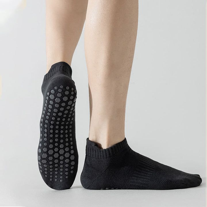 Olivenorma Full-Toe Cotton Comfort Anti-Slip Breathable Everyday Training Men's Yoga Socks - image 10