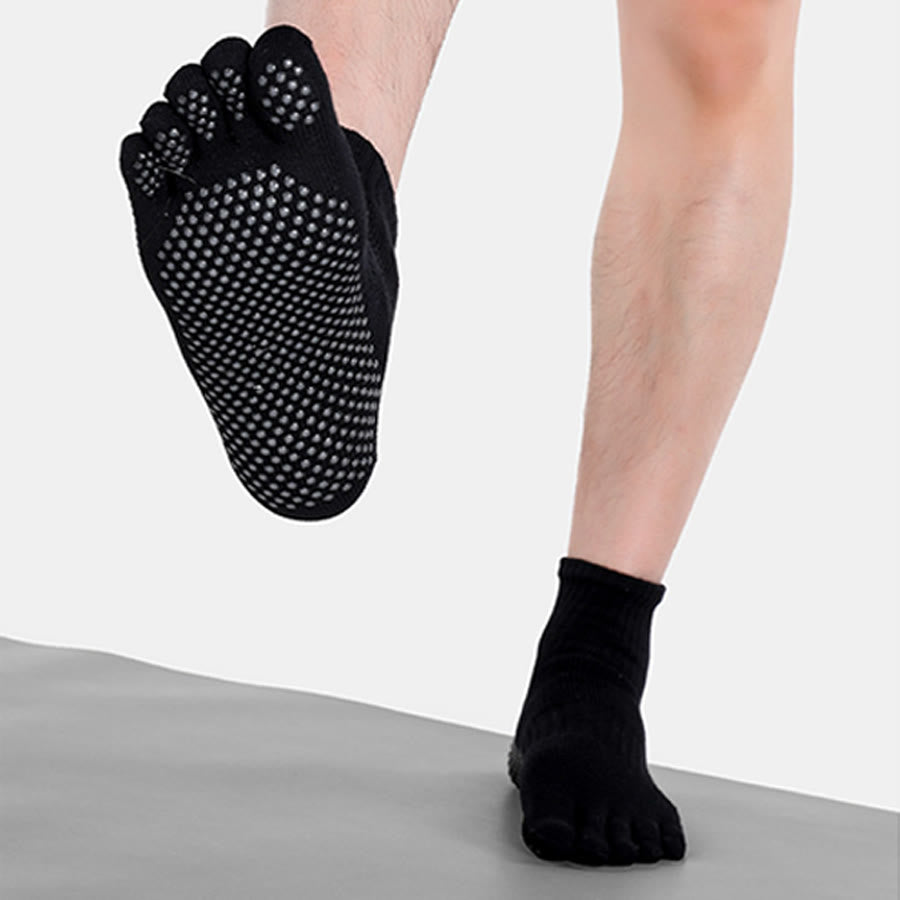 Olivenorma Low-Cut Five-Toe Breathable Non-Slip Athletic Training Comfort Men's Yoga Socks - image 5