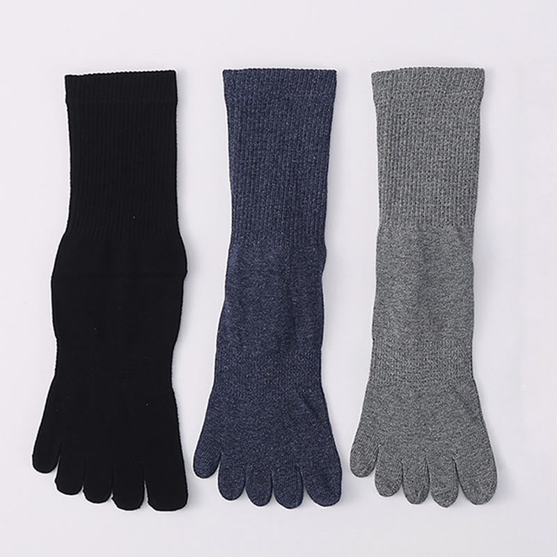 Olivenorma Short Five-Toe Elastic Comfort Non-Slip Breathable Workout Men's Yoga Socks - image 4