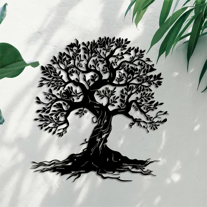 Olivenorma Celtic Tree Of Life Metal Wall Decor - Tree Of Life - image 0