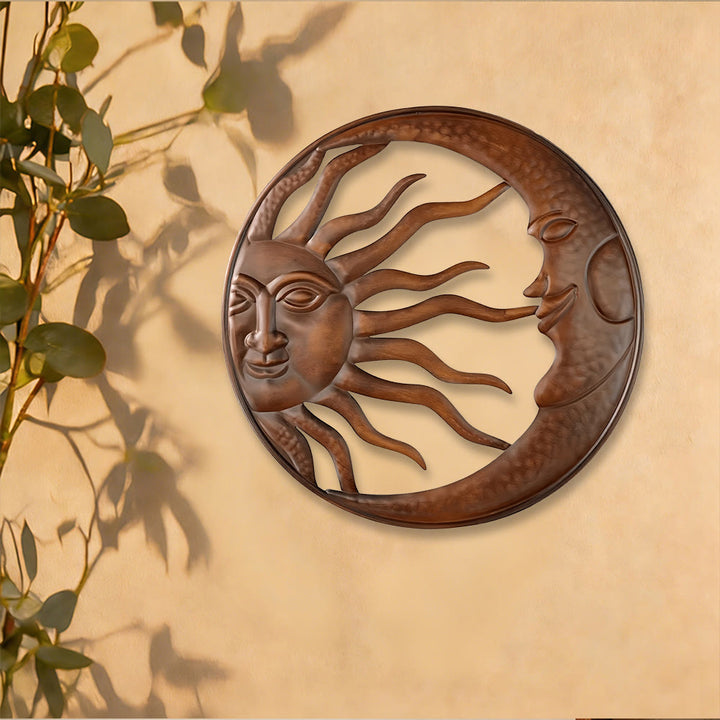 Olivenorma Spiritual Sun Moon Metal Wall Decor - image 2