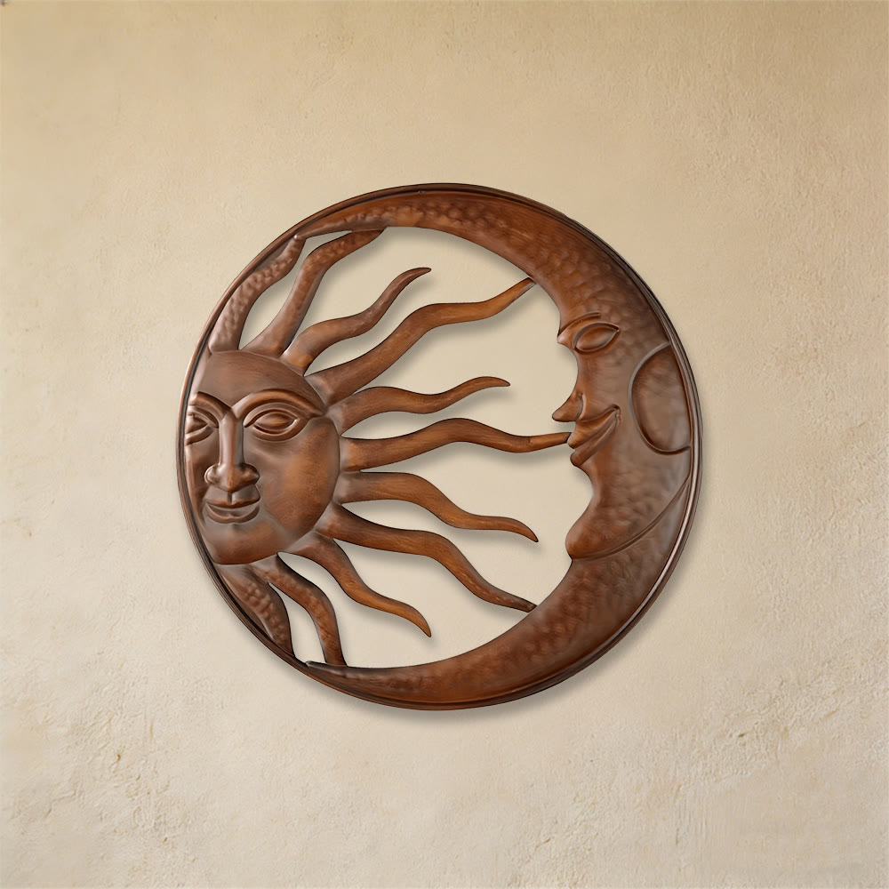 Olivenorma Spiritual Sun Moon Metal Wall Decor - image 3