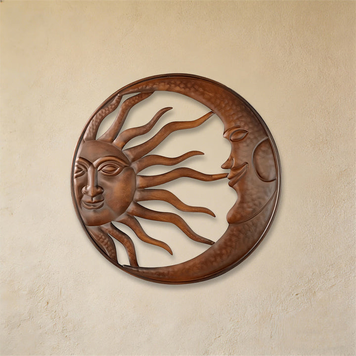 Olivenorma Spiritual Sun Moon Metal Wall Decor - image 3