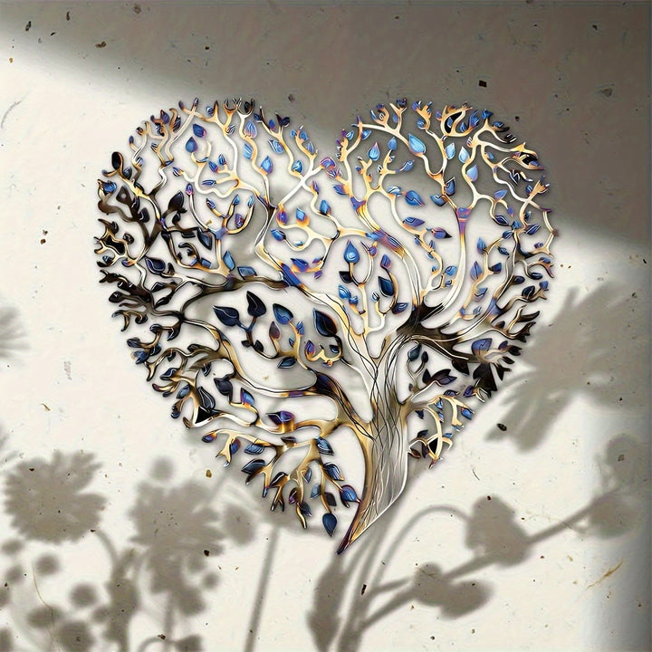 Olivenorma Heart Shaped Tree Of Life Metal Wall Decor - image 2