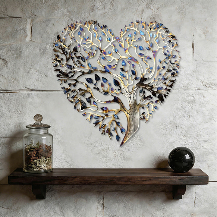 Olivenorma Heart Shaped Tree Of Life Metal Wall Decor - image 7