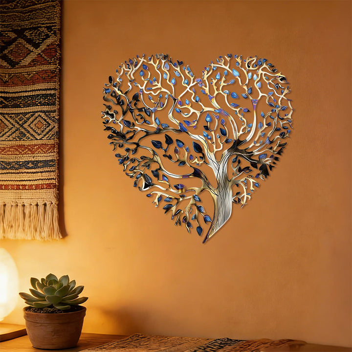 Olivenorma Heart Shaped Tree Of Life Metal Wall Decor - image 6