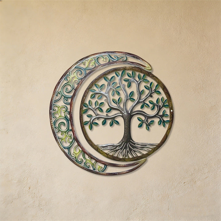 Olivenorma Crescent Moon Tree Of Life Metal Wall Decor - image 5