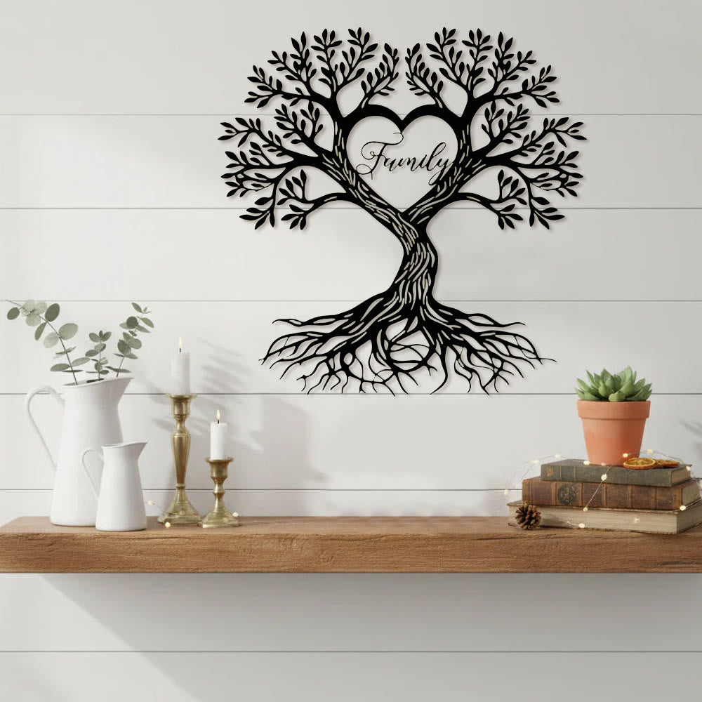 Olivenorma Family Tree Of Life Metal Wall Decor - image 2