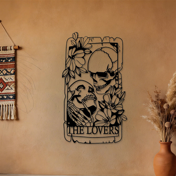 Olivenorma The Lovers Tarot Skeleton Metal Wall Decor - image 6