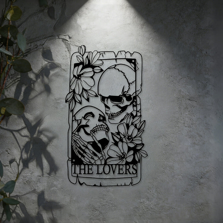 Olivenorma The Lovers Tarot Skeleton Metal Wall Decor - image 5