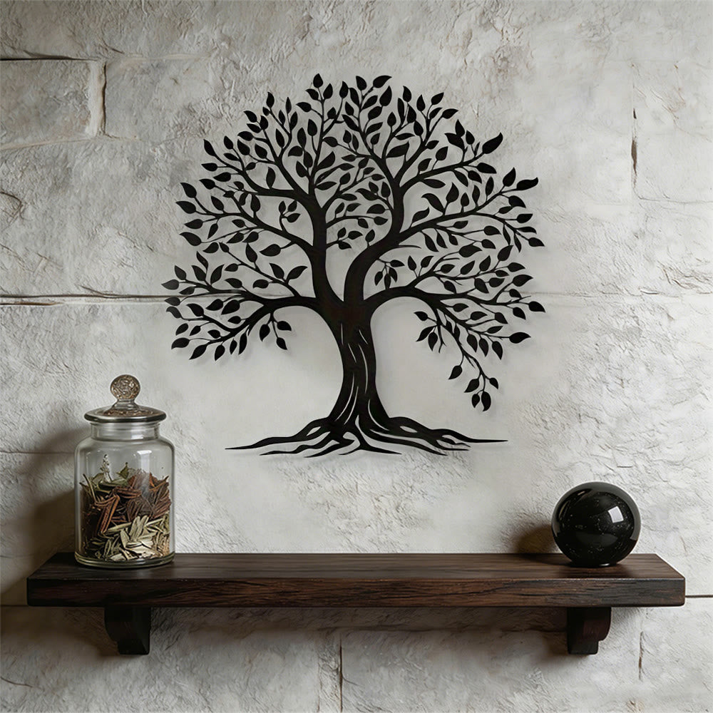 Olivenorma Minimalist Tree Of Life Metal Wall Decor - image 4