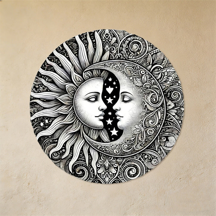 Olivenorma Celestial Sun Moon Mandala Metal Wall Decor - image 6
