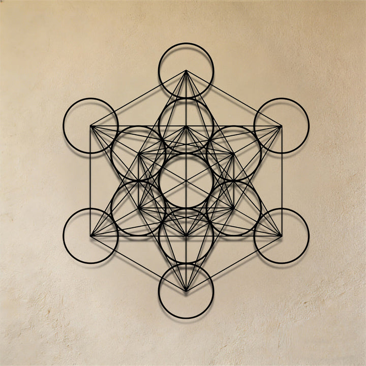 Olivenorma Metatron Cube Metal Wall Decor - image 4