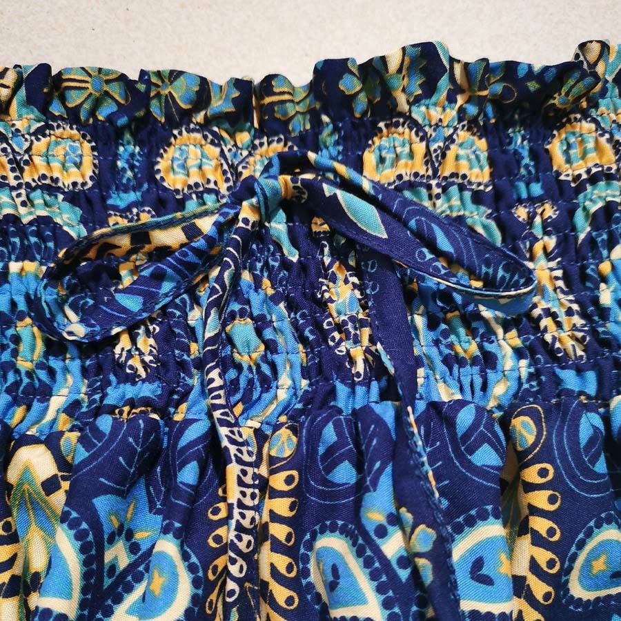 Olivenorma Bohemian Paisley Print High Waist Tiered Maxi Women's Dress - image 12