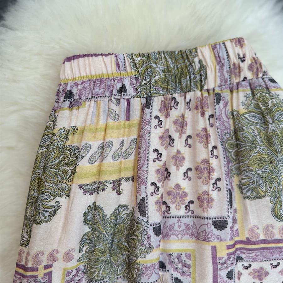 Olivenorma Boho Patchwork High Waist Maxi Women's Dress - image 18