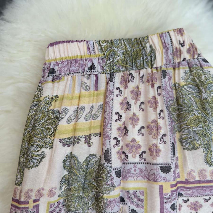 Olivenorma Boho Patchwork High Waist Maxi Women's Dress - image 18