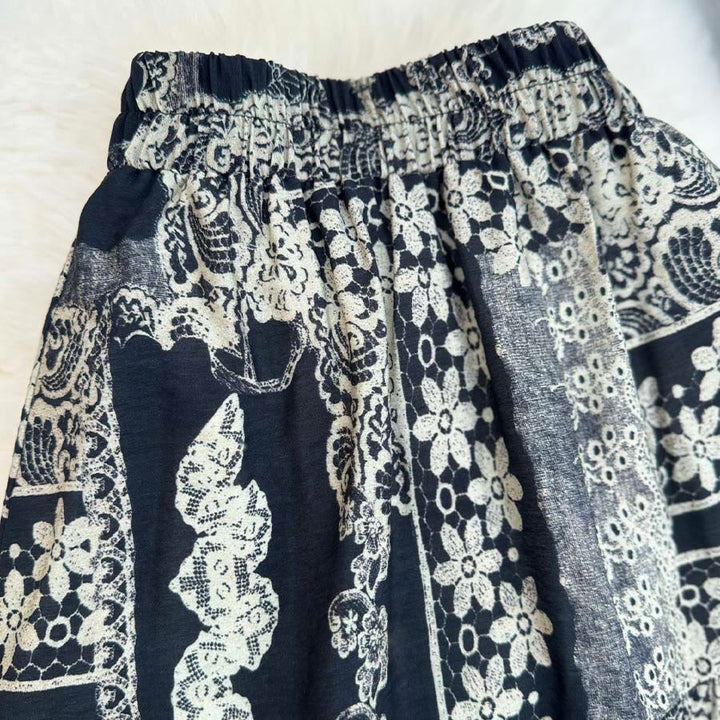 Olivenorma Boho Patchwork High Waist Maxi Women's Dress - image 24
