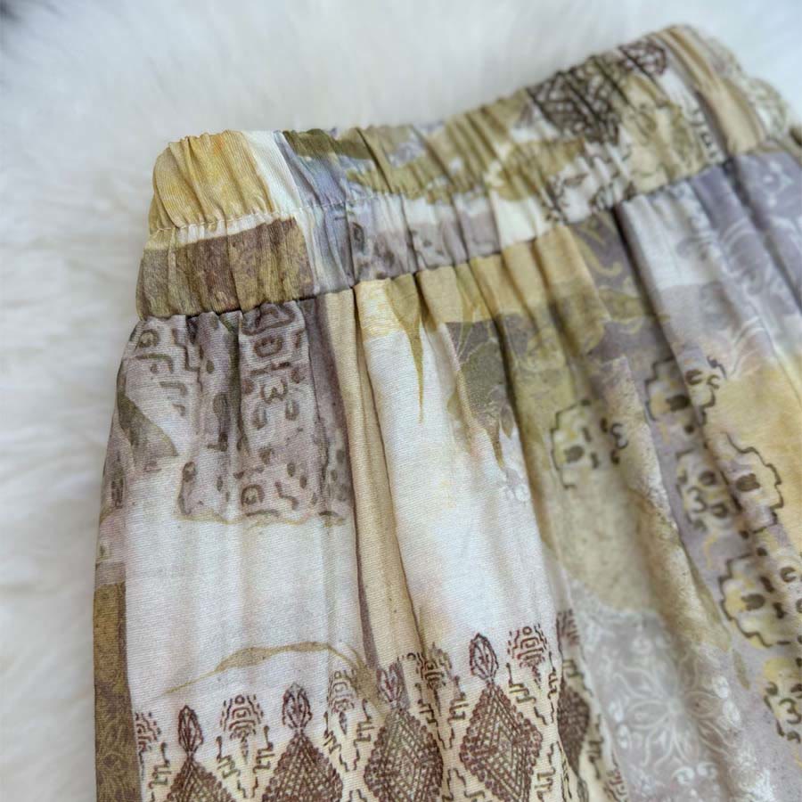 Olivenorma Boho Patchwork High Waist Maxi Women's Dress - image 10