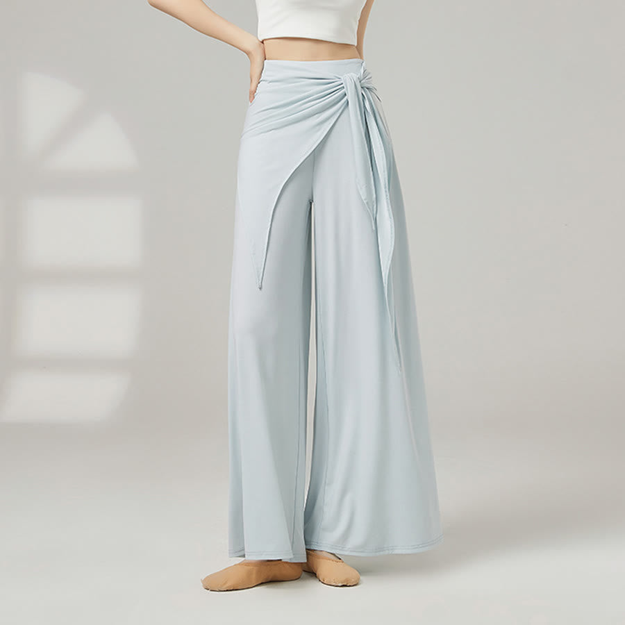 Olivenorma Wide Leg High Waist Wrap Skirted Long Women's Yoga Pants - image 1